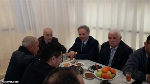“Jurnalistlər binası”nda şəhidlərə ehsan verildi - FOTOLAR