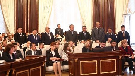 Gəncənin icra başçısı hesabat verdi - FOTOLAR