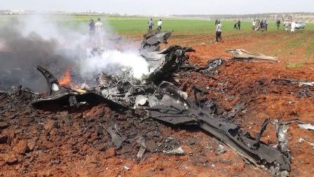  İŞİD yaraqlıları Suriyada hərbi təyyarəni vurub 