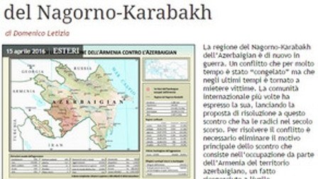  İtaliya mətbuatı  Dağlıq Qarabağdan yazdı 