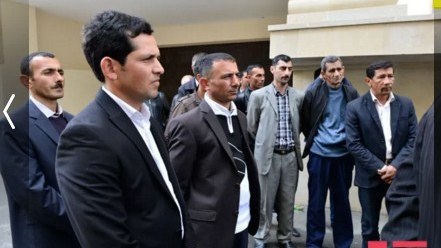 Əli Kərimlinin qohumları da etiraz aksiyası keçirdilər - FOTOLAR