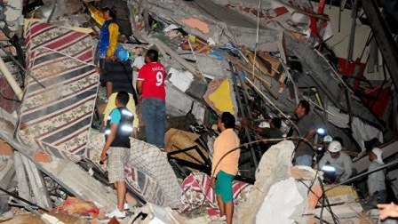 Ekvadorda zəlzələ qurbanlarının sayı 350-yə çatdı