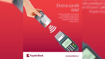 Kapital Bank təmassız ödəniş kartlarını təqdim edir
