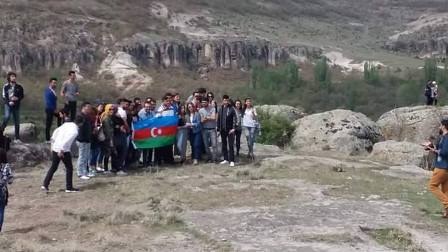 Azərbaycanlı tələbələr Konyada Azərbaycanı tanıdıblar - FOTO 