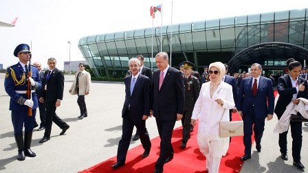 Ərdoğanın Bakı səfəri başa çatdı