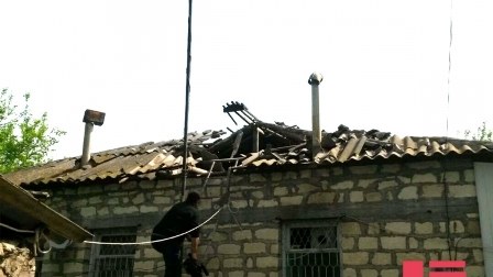  Tərtərdə yaşayış evlərinə xeyli ziyan dəyib – fotolar 