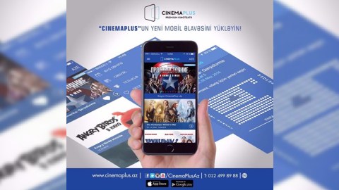 “CinemaPlus” kinoteatrlar şəbəkəsindən yeni mobil əlavə