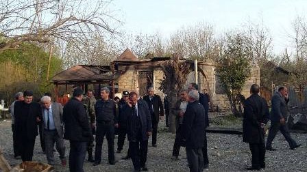 Ermənilər azərbaycanlı deputatın evini dağıtdılar - FOTOLAR