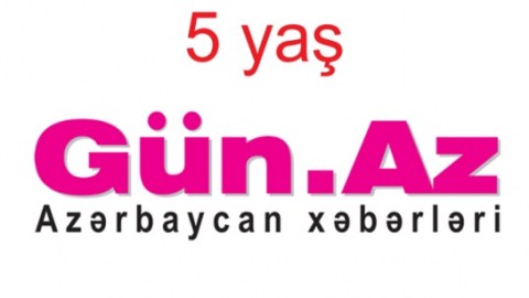 Gün.az saytının 5 yaşı tamam oldu