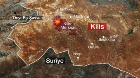  Suriyadan Türkiyəyə yenə mərmi atıldı 