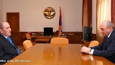 Petrosyan separatçıların "lideri" ilə görüşdü