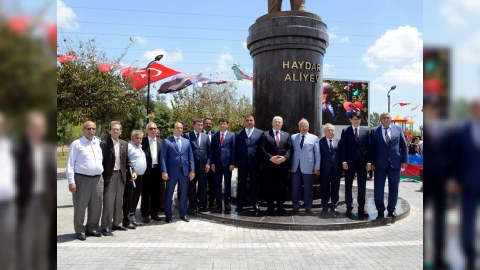 Mərsində Heydər Əliyev anıldı - FOTOLAR