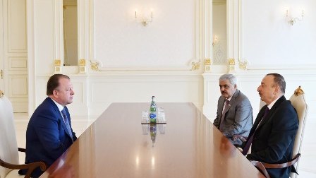 İlham Əliyev Beynəlxalq Cüdo Federasiyasının prezidentini qəbul edib