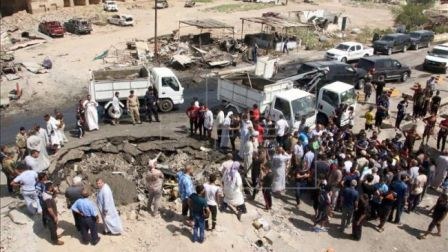 Bağdadda şiələri partlatdılar: 64 ölü