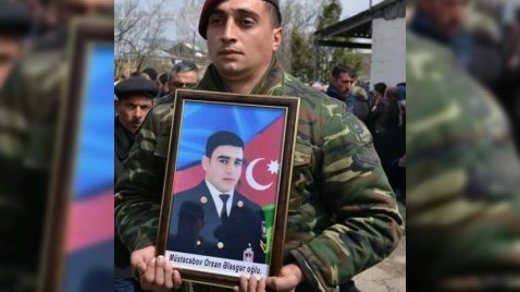 Talış kəndində şəhid olmuş kəşfiyyat&ccedil;ı - FOTOLAR