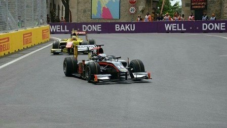 Bakıda GP2 avtomobil yarışlarının sınağına start verildi