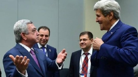 Sarkisyan “Aprel müharibəsi”nin dayandırılmasına görə Con Kerriyə təşəkkür etdi 