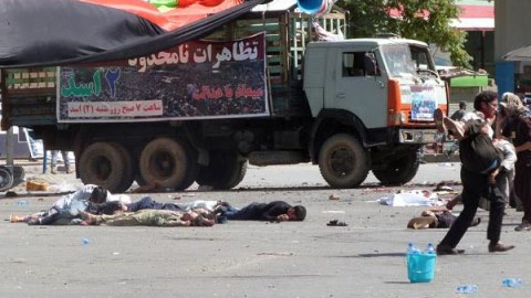 İŞİD Kabili qan gölünə döndərdi – FOTOLAR