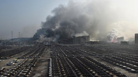 Hərbi bazada PARTLAYIŞ: ölən və yaralananlar var