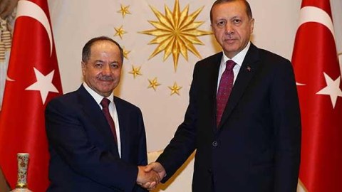 Ərdoğan İraq k&uuml;rdlərinin lideri ilə g&ouml;r&uuml;şd&uuml;