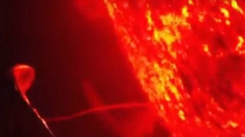 Naməlum uçan obyekt Günəşin enerjisini sorur - İDDİA 