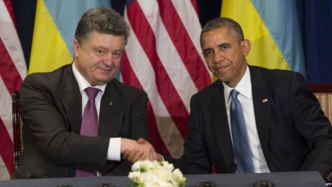 Poroşenko Obama ilə Minsk razılaşmasını m&uuml;zakirə edib