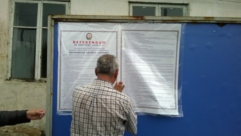Azərbaycanda referendum təşviqatı sabah başa &ccedil;atır
