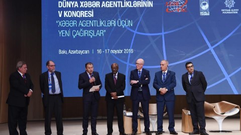 AZƏRTAC D&uuml;nya Xəbər Agentlikləri Konqresinin sədri se&ccedil;ildi