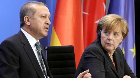 Ərdoğanın Merkeldən PKK və FETÖ istəyi - Liderlər danışdılar   