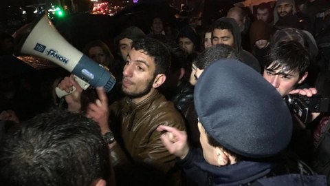 İrəvanın mərkəzində aksiya başlayıb - VİDEO