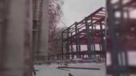 Külək göydələni belə dağıtdı - Video 