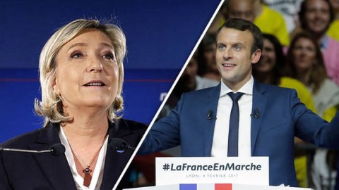 Marin Le Pen rəqibini təbrik edib