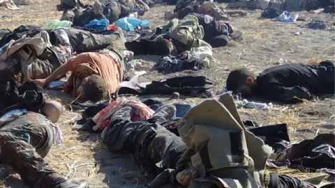 İŞİD mövqelərinə aviazərbə: 100 terrorçu məhv edildi