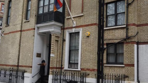 Londonda Qubadlının işğalına qarşı etiraz aksiyası erməniləri qəzəbləndirdi