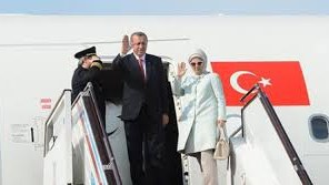 Türkiyə prezidenti Qazaxıstanda səfərdədir