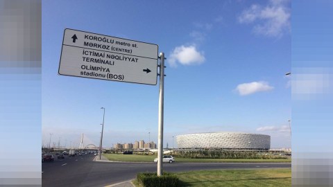BNA &ldquo;Qarabağ-Roma&rdquo; oyunu vaxtı hərəkətin təhl&uuml;kəsizliyi nəzarətə g&ouml;t&uuml;rd&uuml;