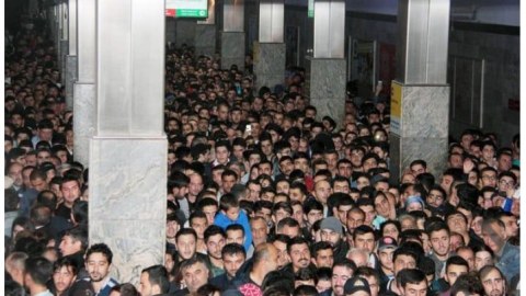 &ldquo;Qarabağ&rdquo; - &ldquo;Roma&rdquo; oyunundan sonra metroda 25 mindən artıq sərnişin daşınıb &nbsp;