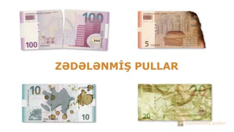 Cırılmış əskinaslar hər yerdə dəyişdirilə bilər
