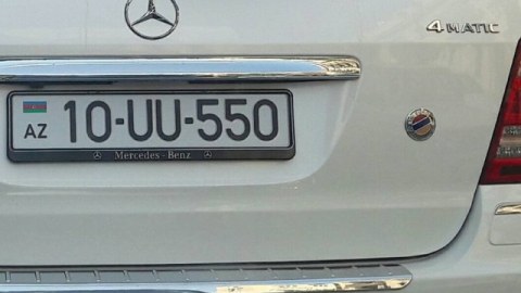 “Bakıda sürülən maşının üzərindəki emblem Ermənistan bayrağdır” - Rəsmən TƏSDİQLƏNDİ