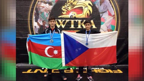 Xaricdə yaşayan azərbaycanlı qızıl medal qazandı - FOTO