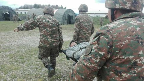 Ermənilərin Qarabağdakı silah anbarı partladı - 12 ölü, çoxlu yaralı   
