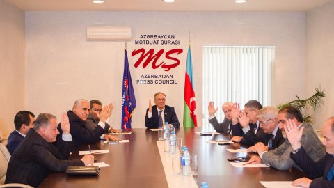 Mətbuat Şurası "reket" KİV-lərlə bağlı h&uuml;quq-m&uuml;hafizə orqanlarına m&uuml;raciət etdi &nbsp;