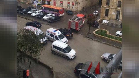 Xırdalanda yanğın - 9 nəfər tüstüdən zəhərləndi - YENİLƏNİB