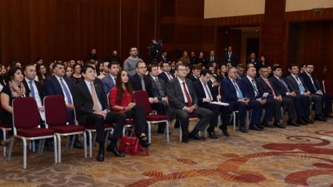 Leyla Əliyeva Azərbaycan-Rusiya Gənclər Forumunun açılışında - FOTO