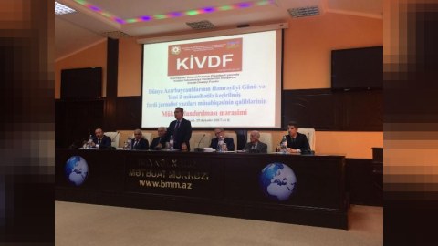 KİVDF jurnalistləri mükafatlandırdı - SİYAHI   
