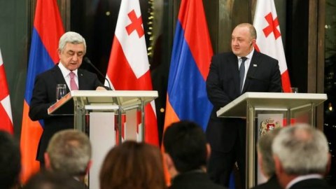 Sarkisyan Tbilisidə Qarabağdan danışdı