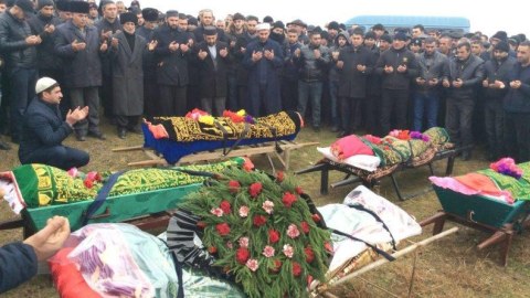 Erməninin öldürdüyü 5 azərbaycanlı gənc dəfn edildi