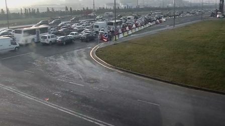 Bakıda tıxac yarandı