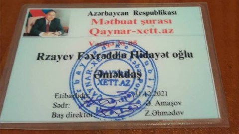 Mətbuat Şurasının adından saxtakarlıq - “Reket”lər Əflatun Amaşovun imzasını saxtalaşdırdılar - FOTO