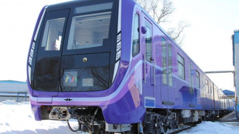 "Moskva" seriyasından ilk metro qatarı Bakıya yola salındı